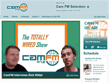 Tablet Screenshot of camfm.co.uk